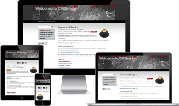CMSimple Screenshot