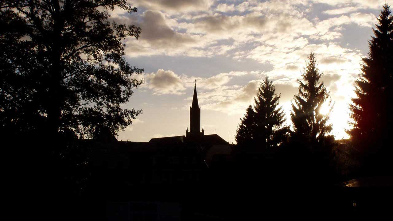Fürstenberg in der Dämmerung